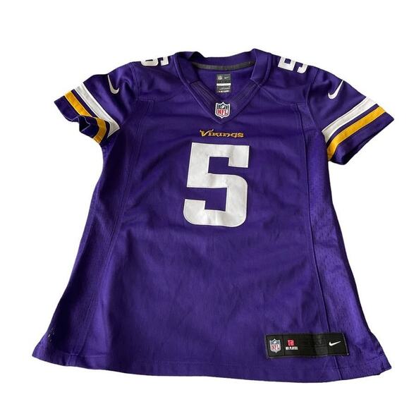Nike-NFL Vikings Team Bridgewater Women's Jersey Sz Small - Picture 1 of 7